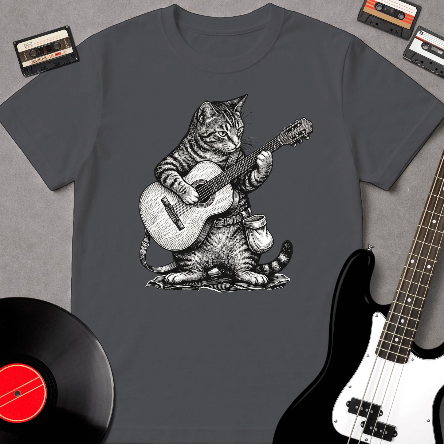 Static Cat Guitarist
