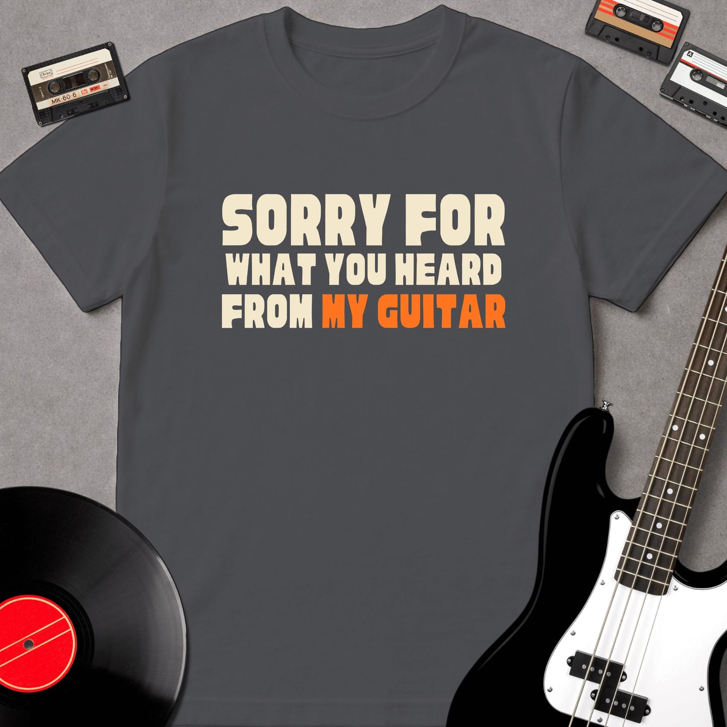 Sorry For What You Heard From My Guitar - Text