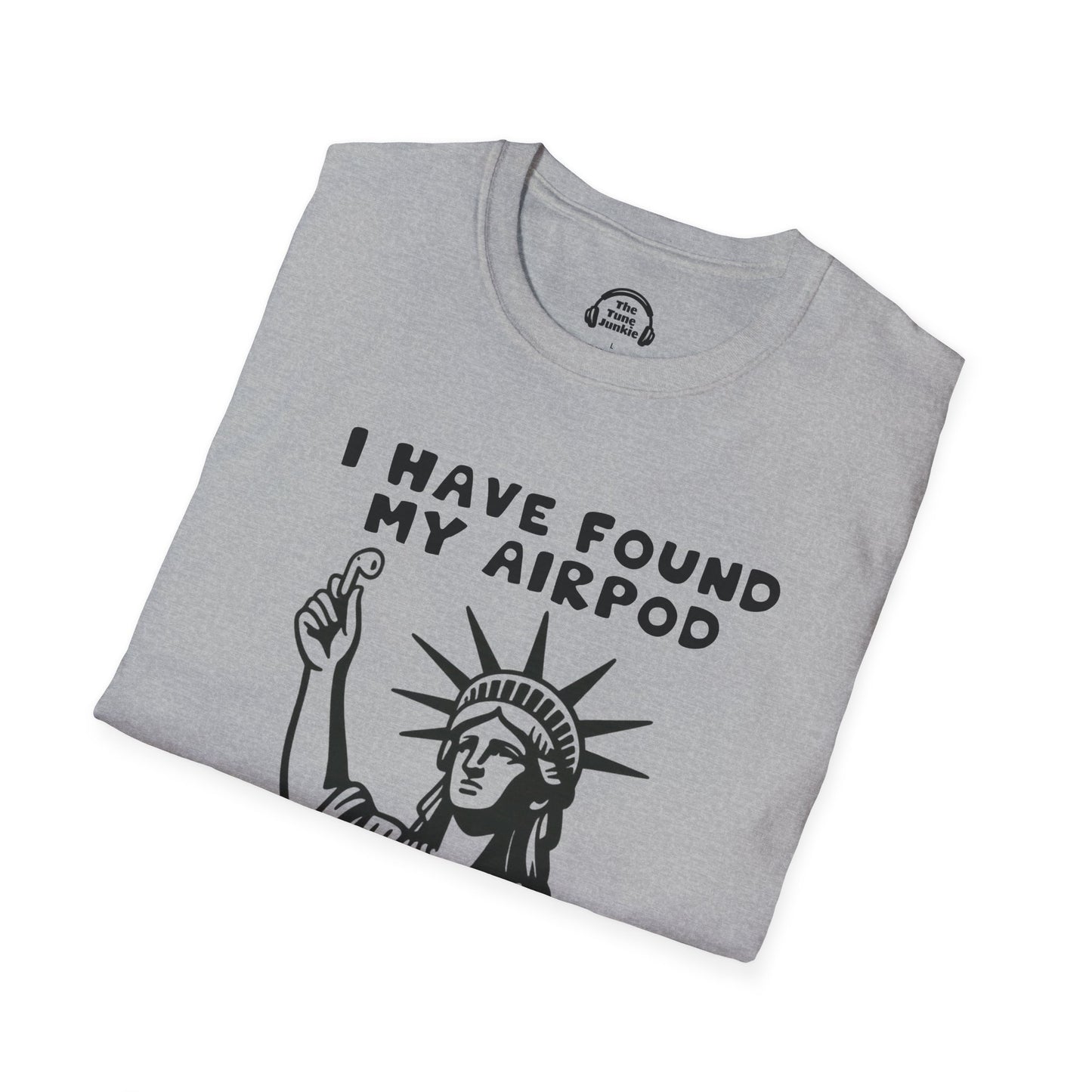 Funny AirPod T-Shirt, Unisex Tee for Music Lovers
