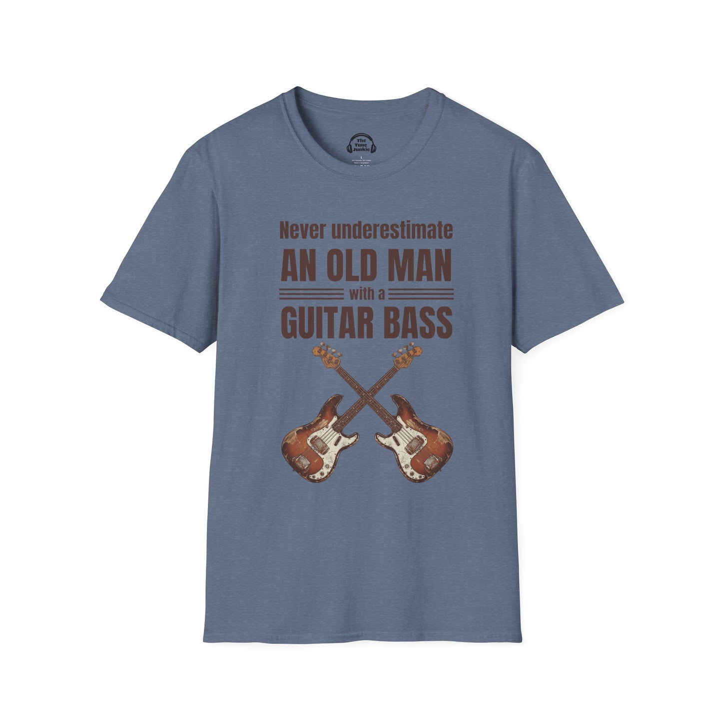 Never Underestimate An Old Man With A Guitar Bass