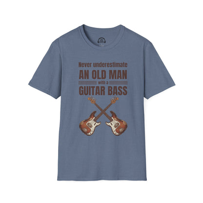 Never Underestimate An Old Man With A Guitar Bass
