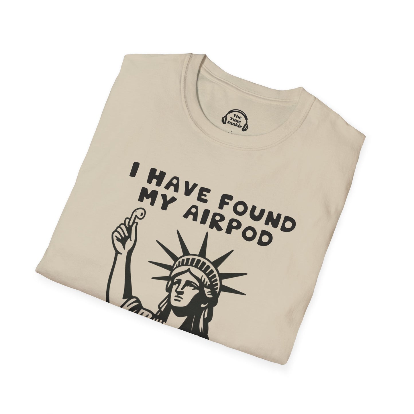 Funny AirPod T-Shirt, Unisex Tee for Music Lovers