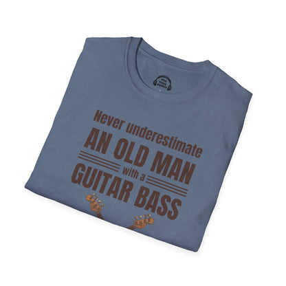 Never Underestimate An Old Man With A Guitar Bass