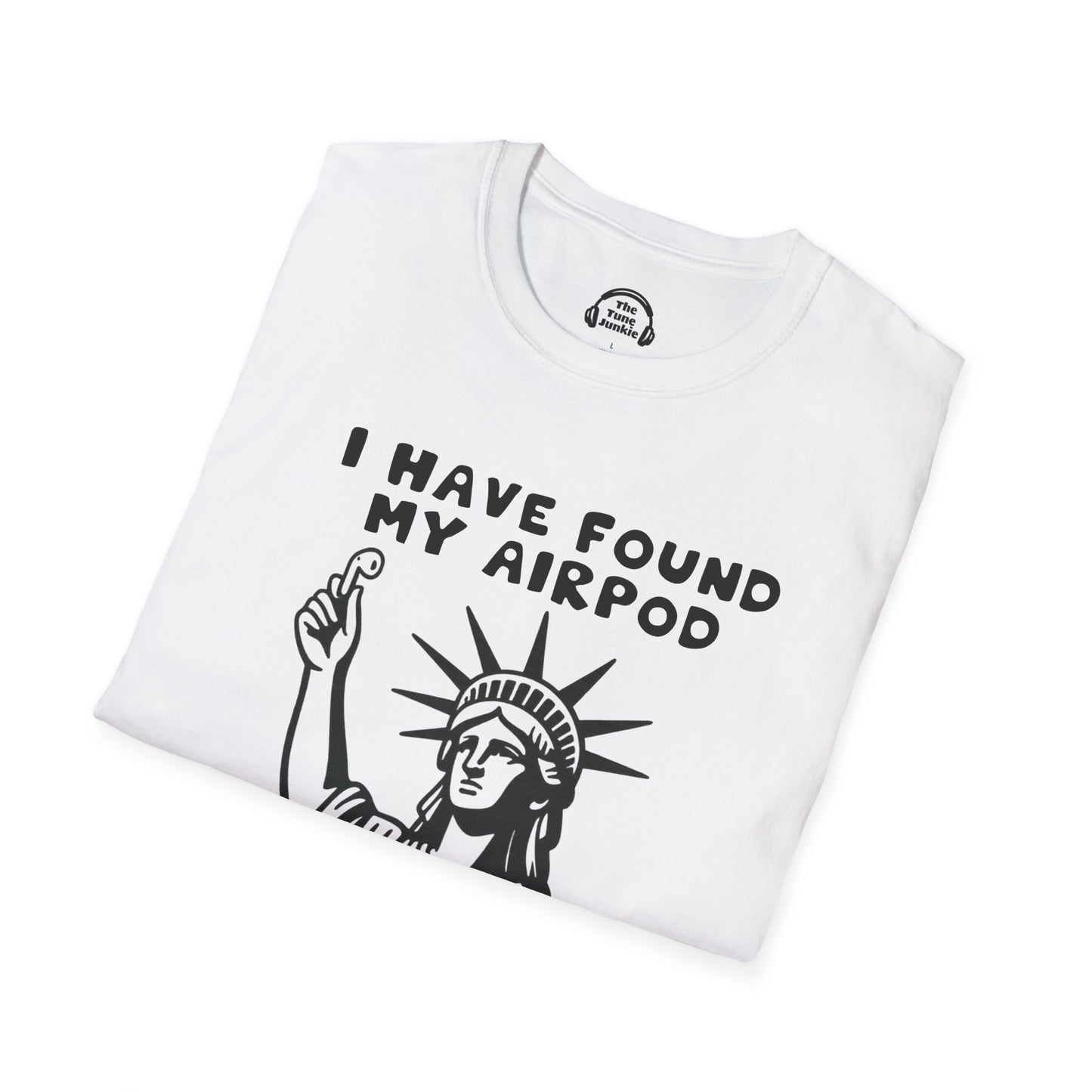 Funny AirPod T-Shirt, Unisex Tee for Music Lovers