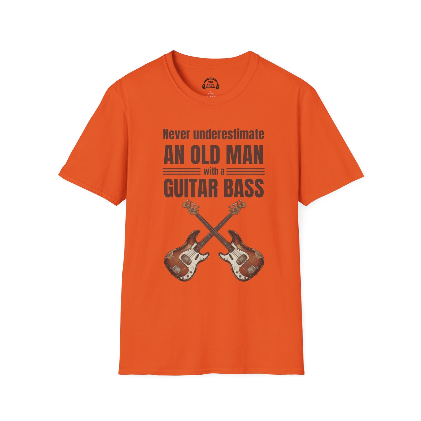 Never Underestimate An Old Man With A Guitar Bass