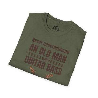 Never Underestimate An Old Man With A Guitar Bass