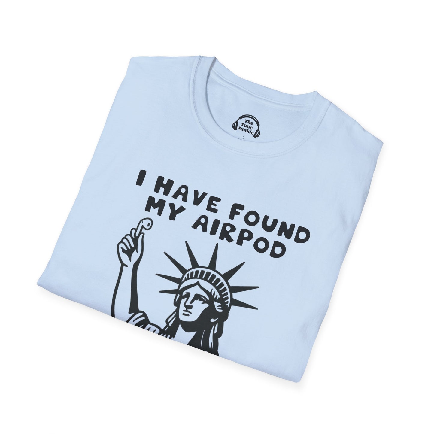 Funny AirPod T-Shirt, Unisex Tee for Music Lovers