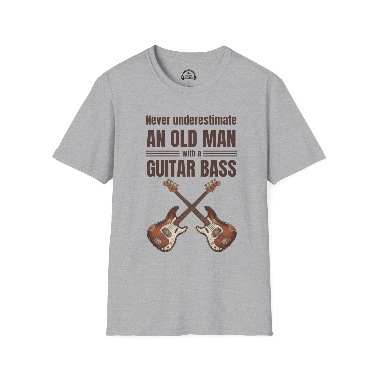 Never Underestimate An Old Man With A Guitar Bass