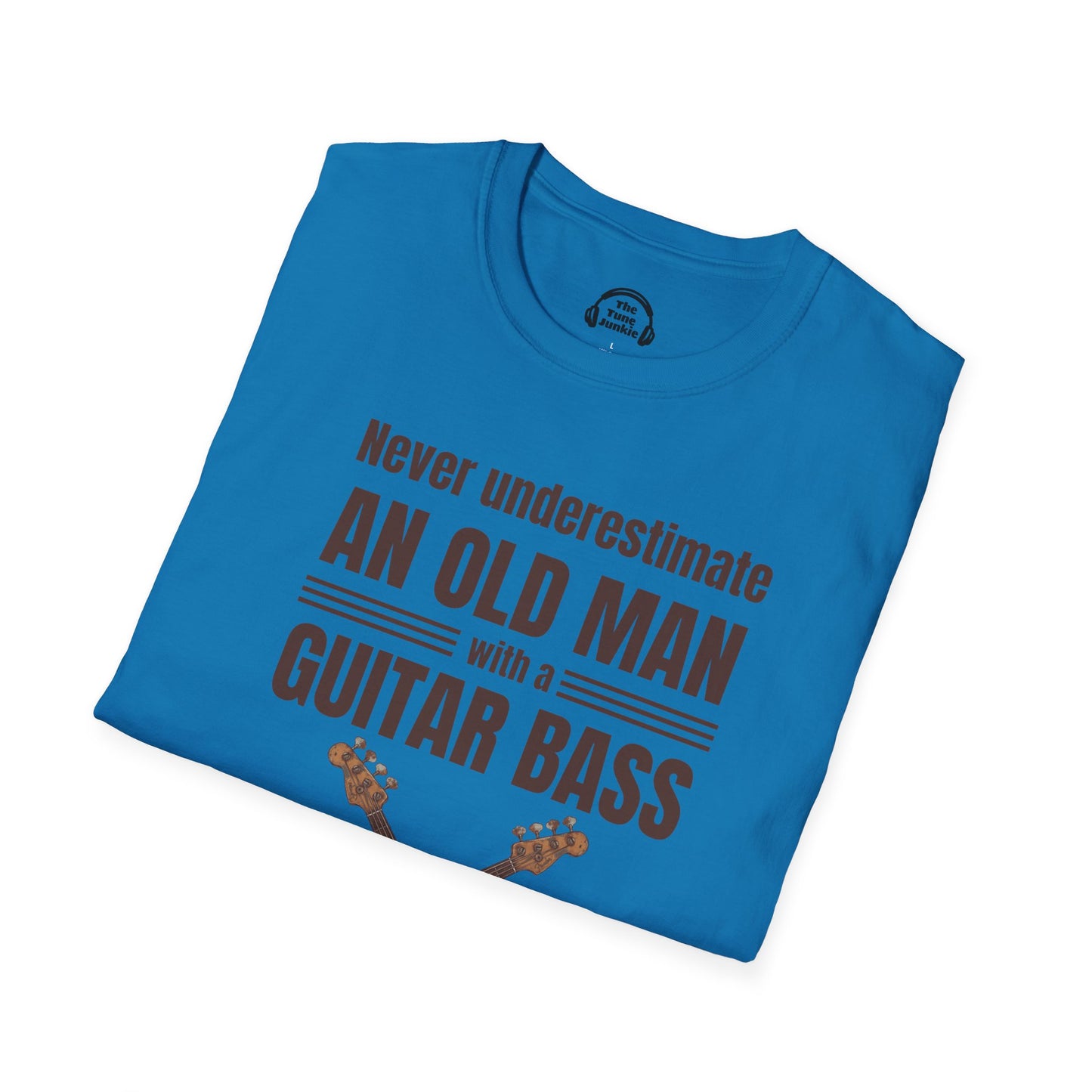 Never Underestimate An Old Man With A Guitar Bass