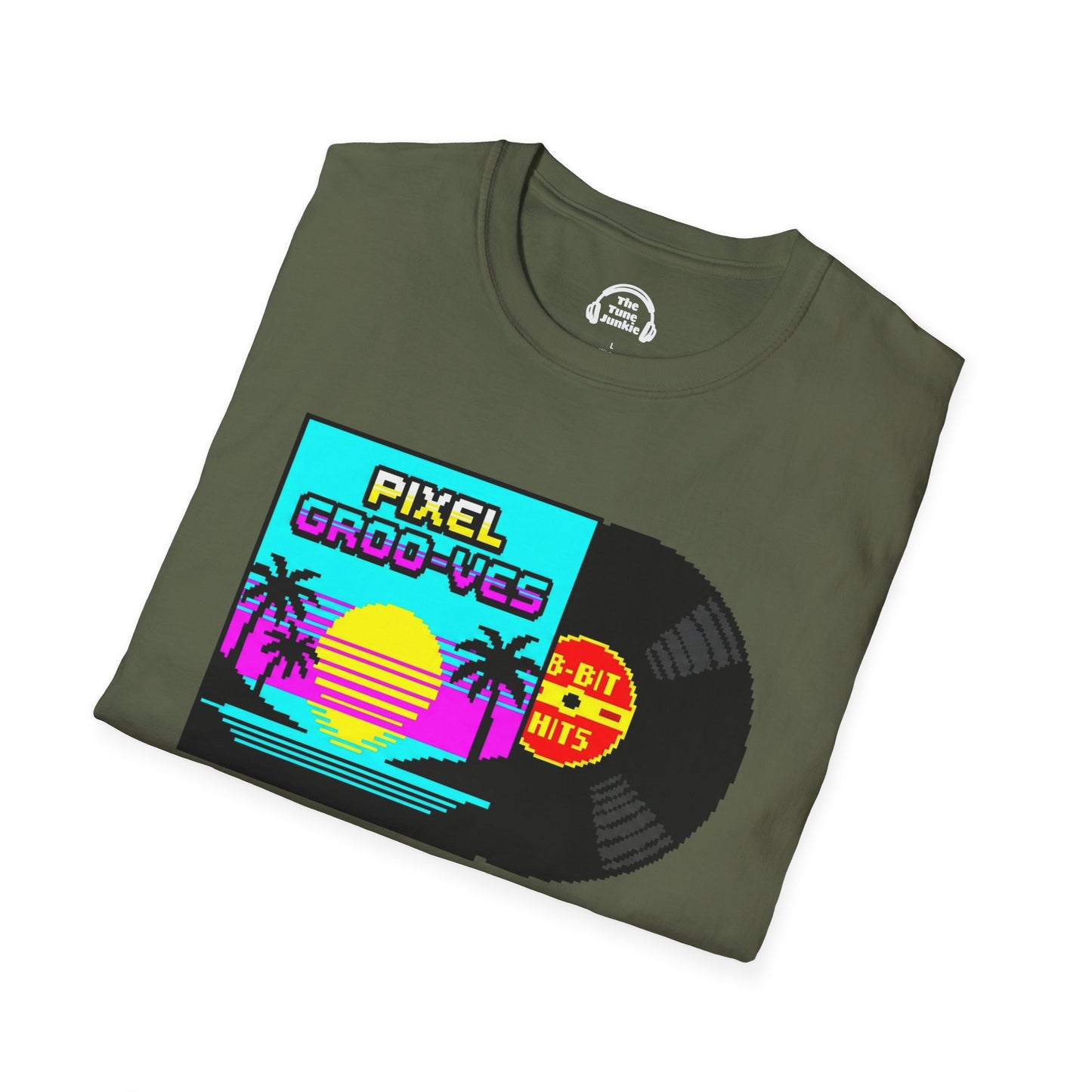 Vinyl Record Retro Pixel