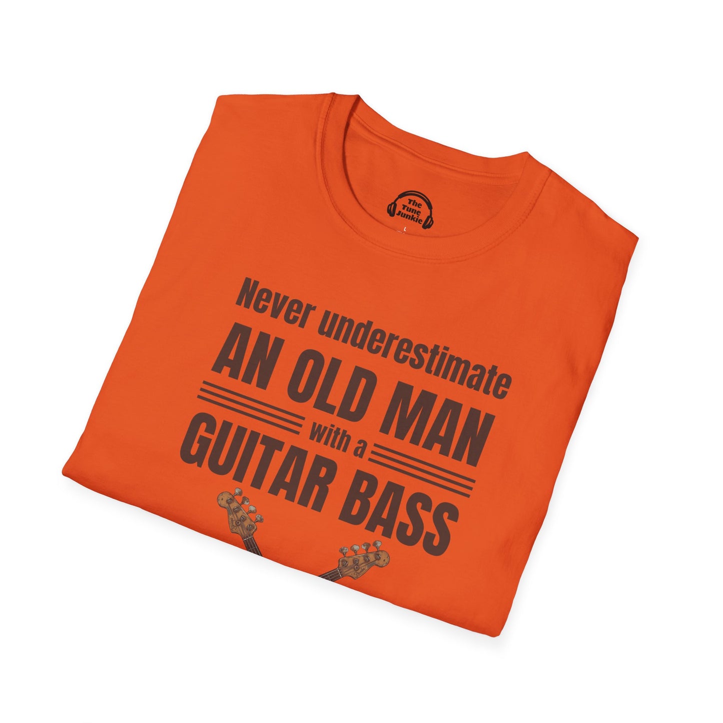Never Underestimate An Old Man With A Guitar Bass
