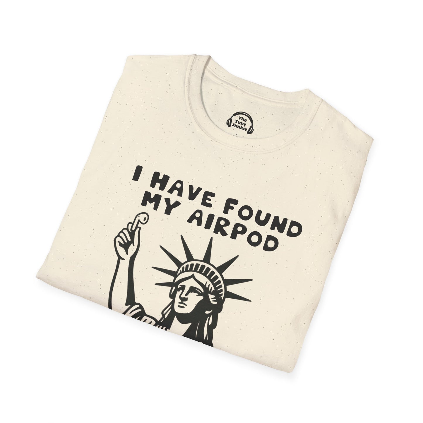 Funny AirPod T-Shirt, Unisex Tee for Music Lovers