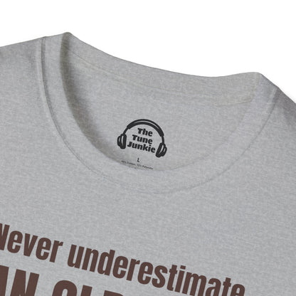 Never Underestimate An Old Man With A Guitar Bass