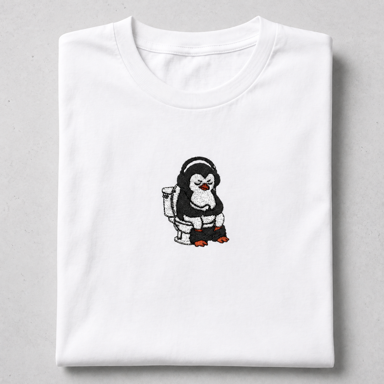 Toilet Penguine - Embroidery