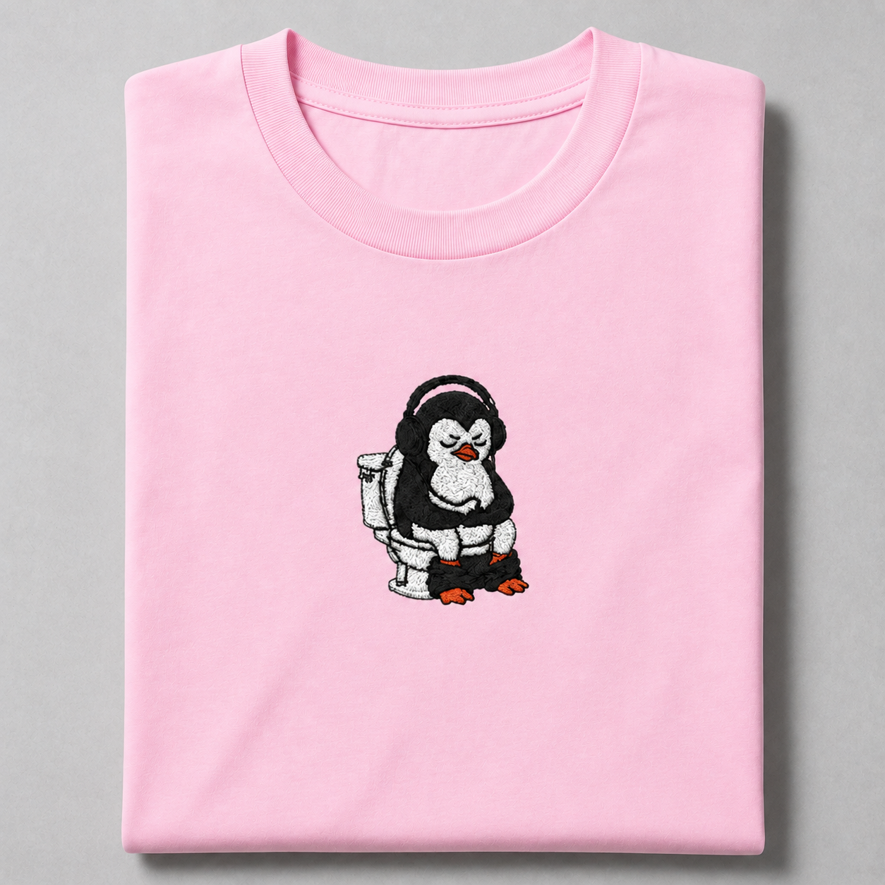 Toilet Penguine - Embroidery