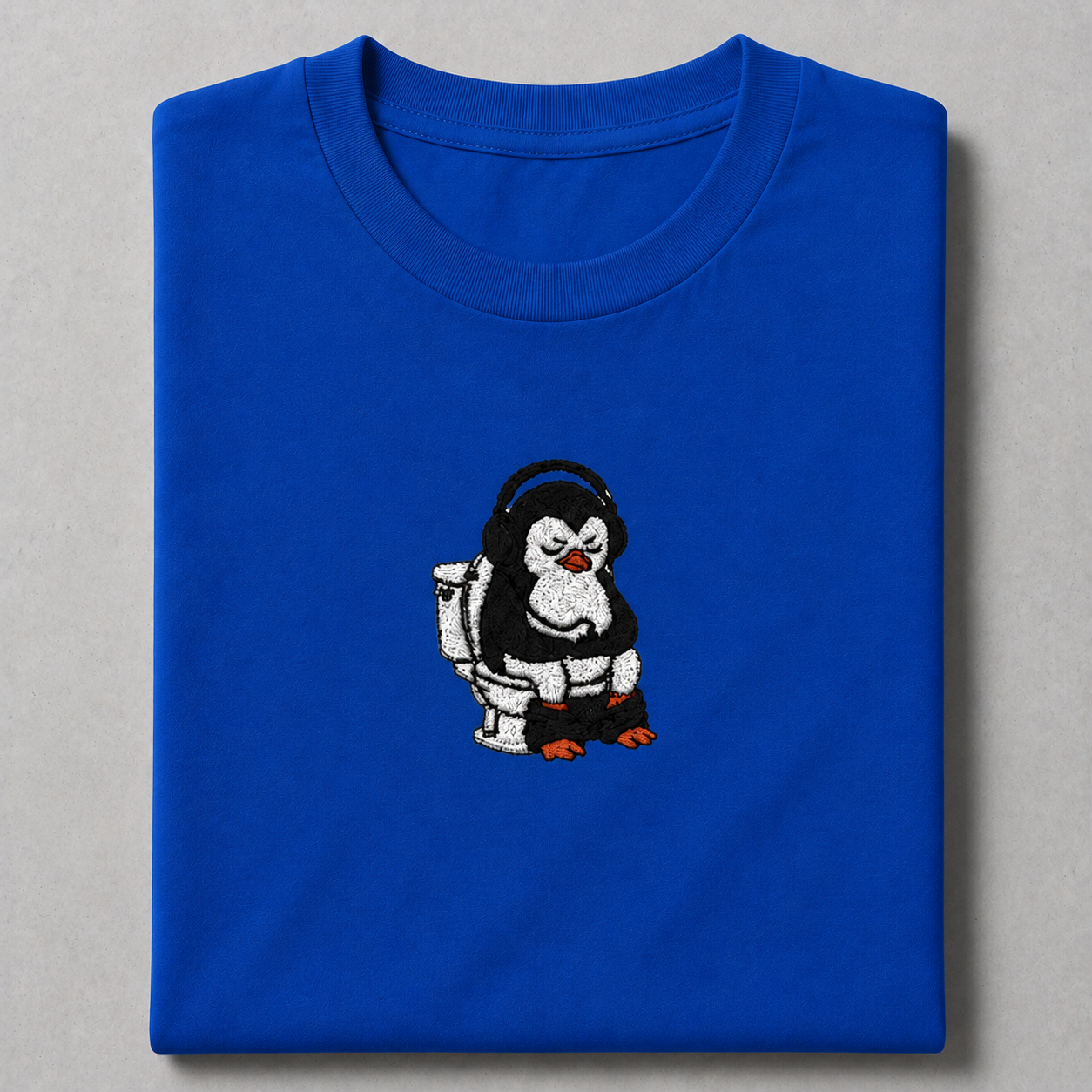 Toilet Penguine - Embroidery