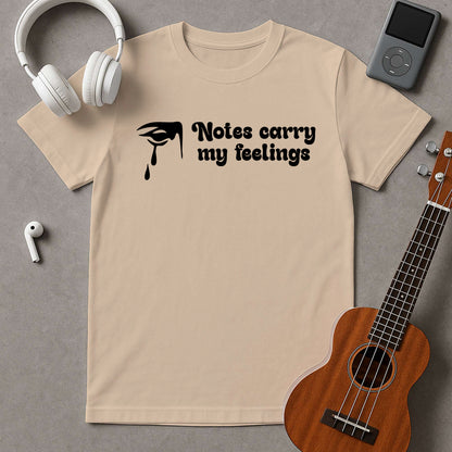Notes carry my feelings
