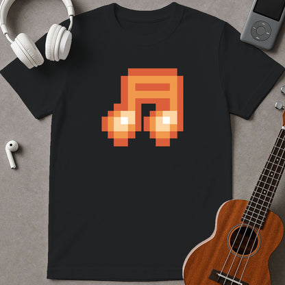 Red Musical Note Pixel