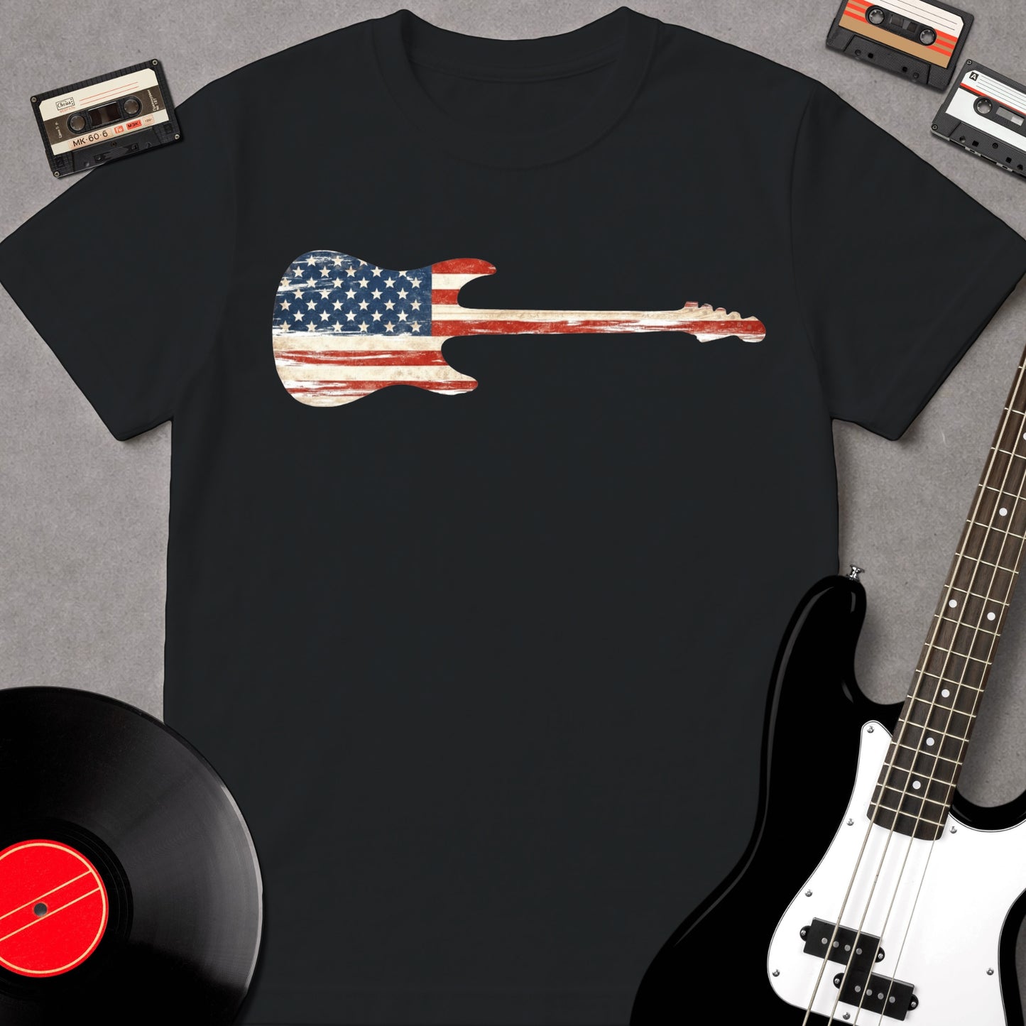 American Flag Guitar