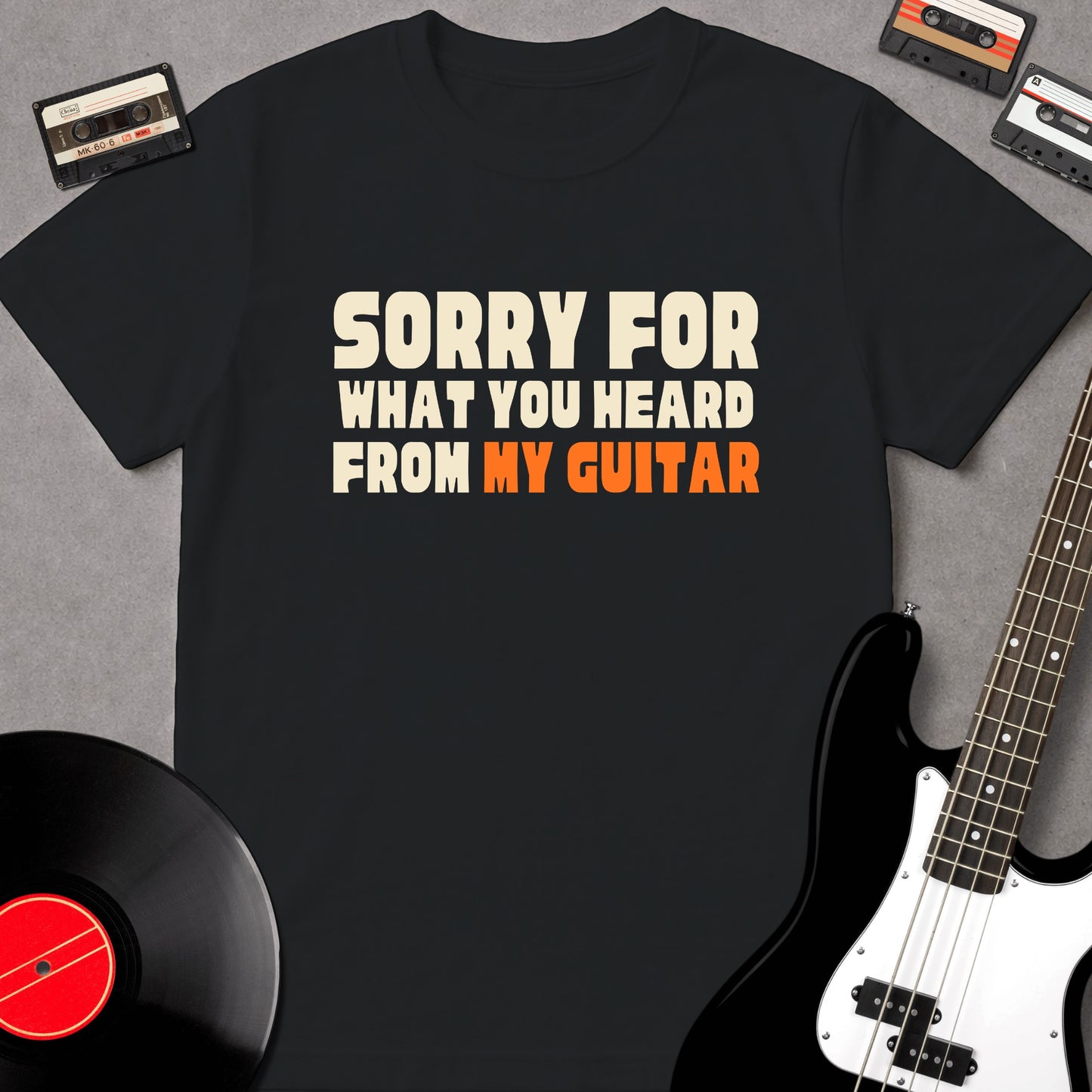 Sorry For What You Heard From My Guitar - Text