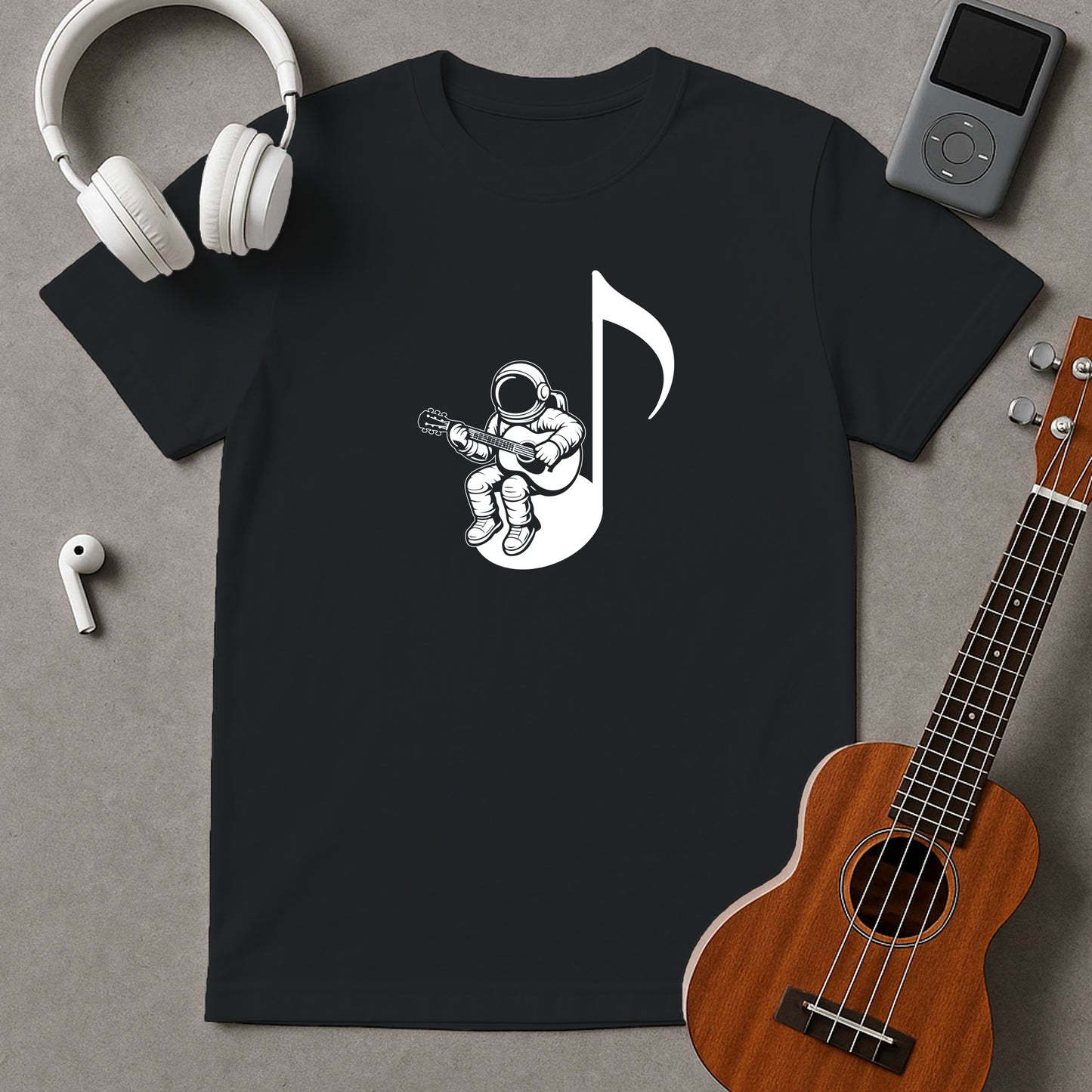 Astronaut On The Musical Note