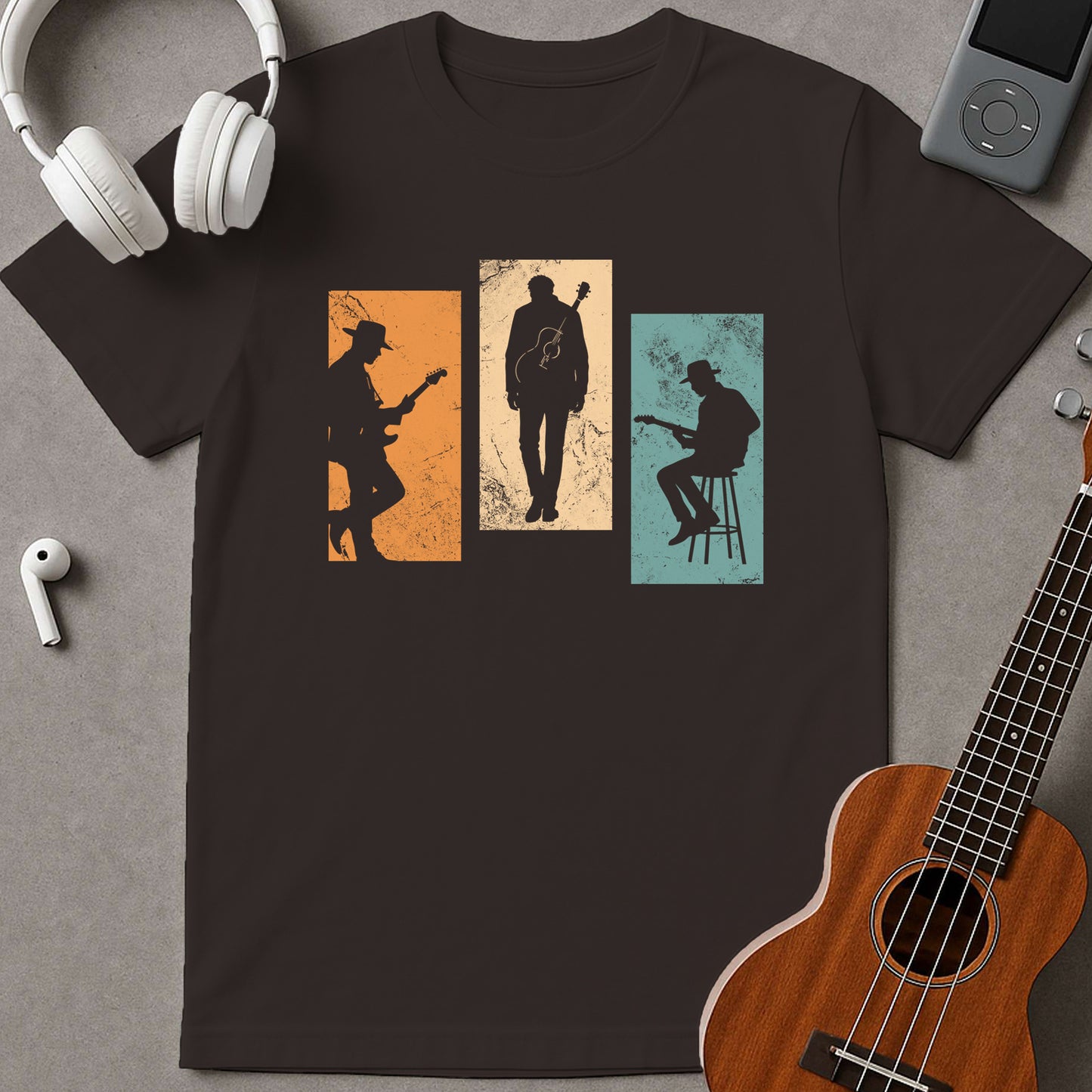 Retro Guitar Silhouettes 1