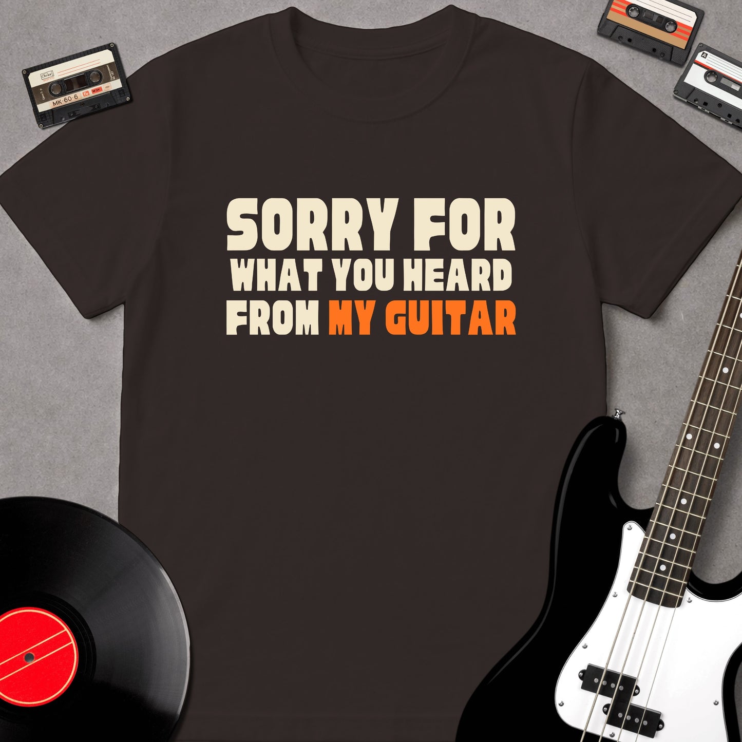 Sorry For What You Heard From My Guitar - Text