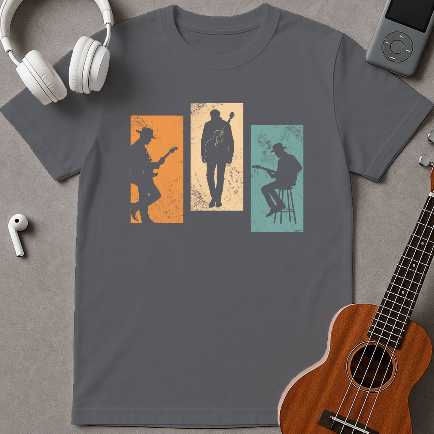 Retro Guitar Silhouettes 1