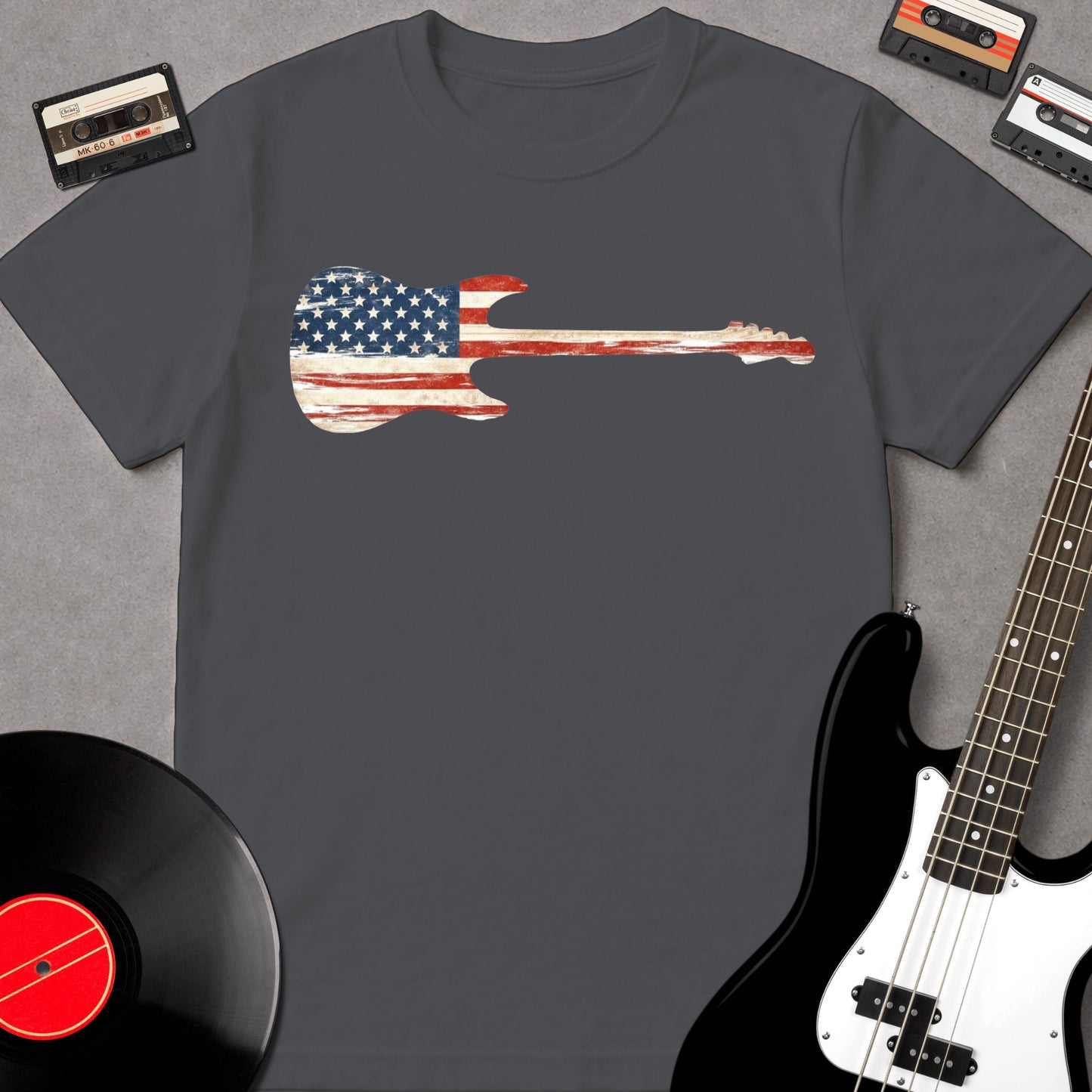 American Flag Guitar