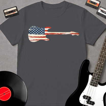 American Flag Guitar