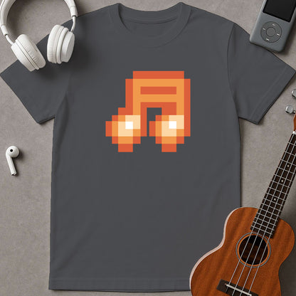 Red Musical Note Pixel