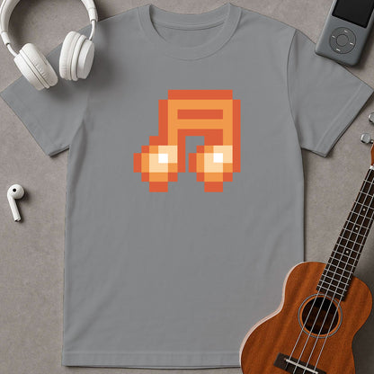 Red Musical Note Pixel