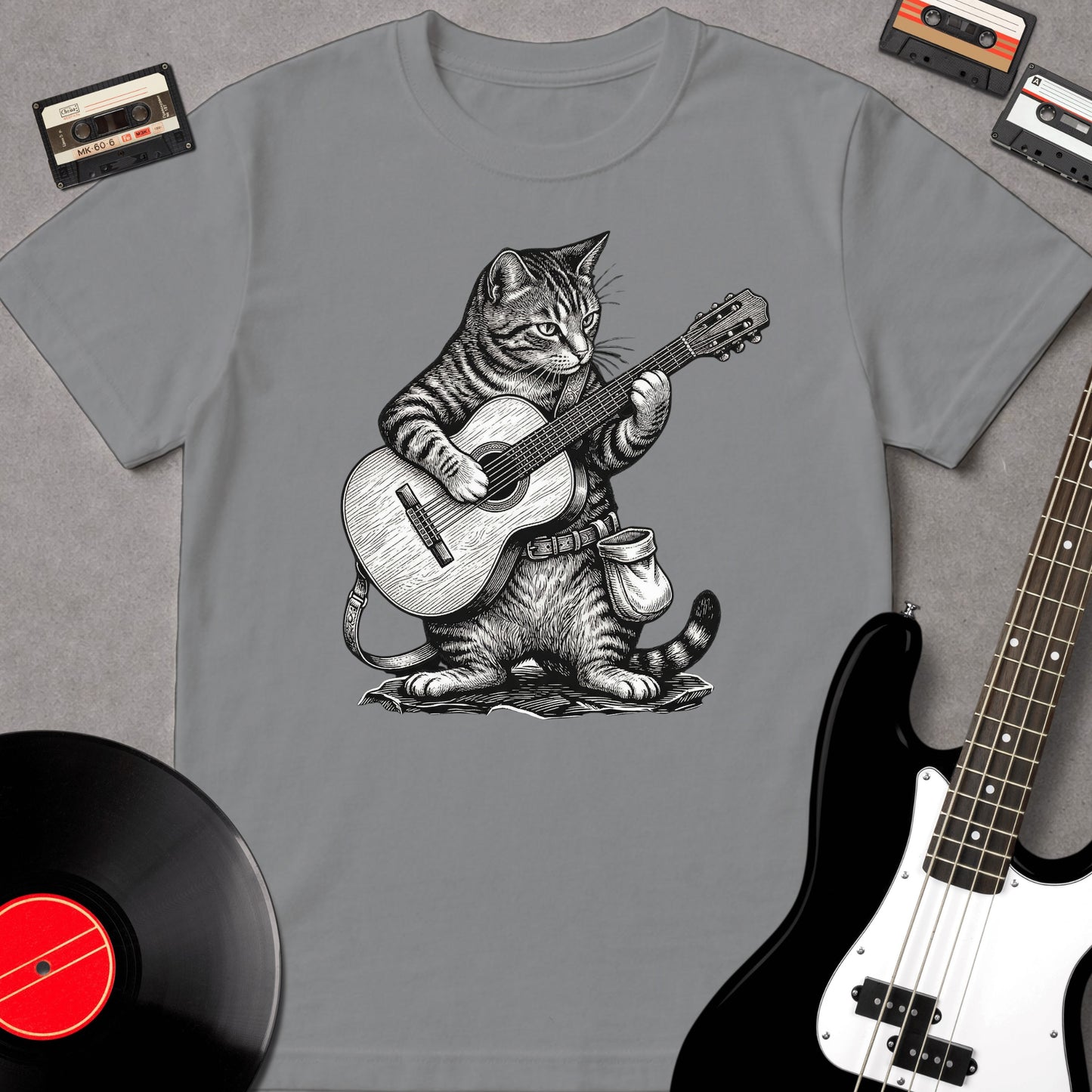 Static Cat Guitarist