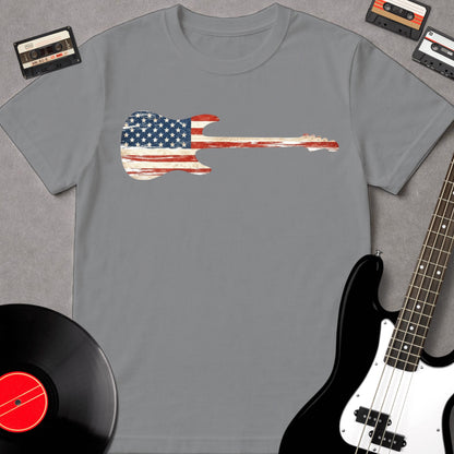 American Flag Guitar