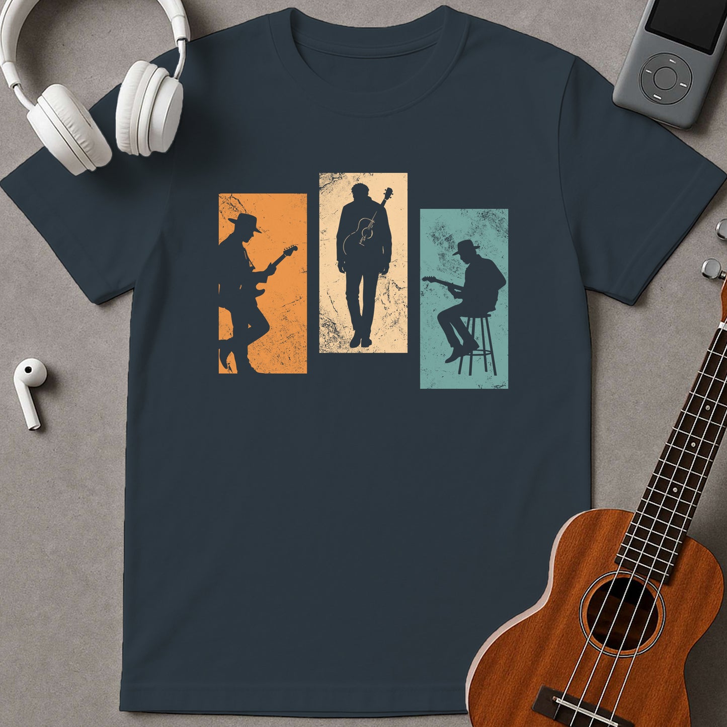 Retro Guitar Silhouettes 1