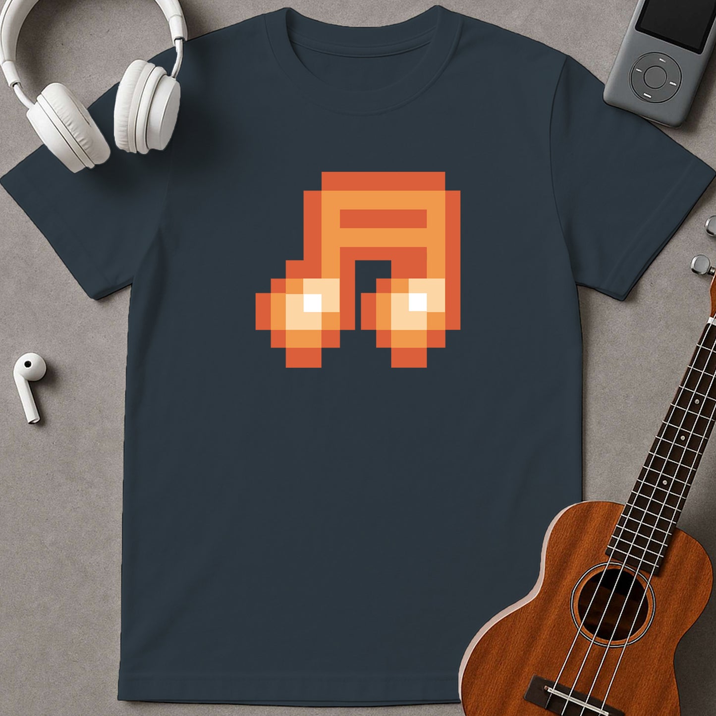 Red Musical Note Pixel
