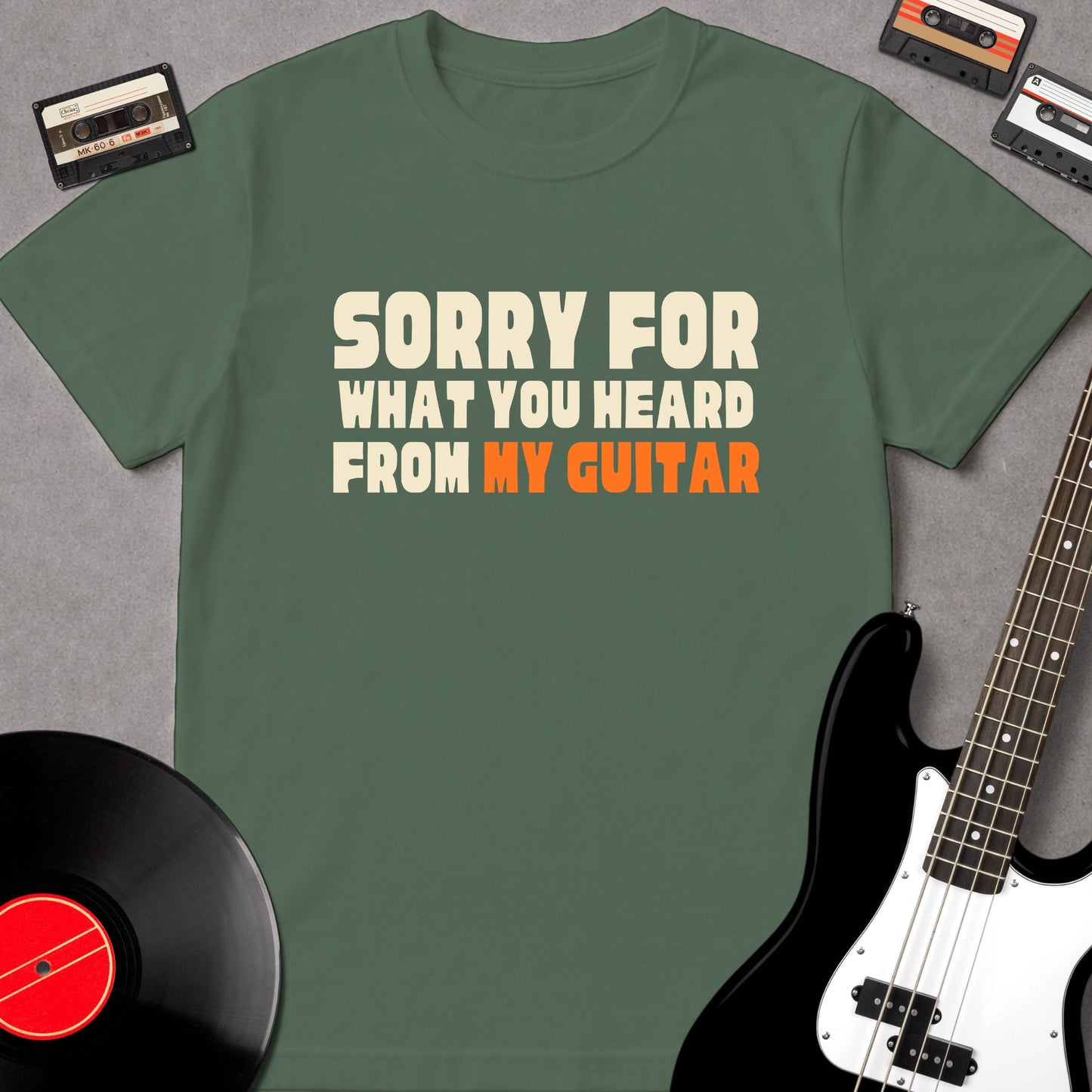 Sorry For What You Heard From My Guitar - Text