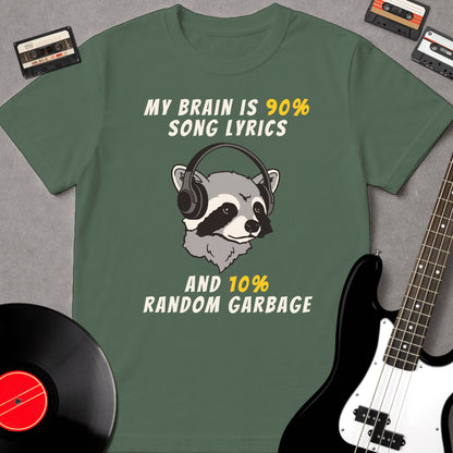 My Brain Is 90% Song Lyrics And 10% Random Garbage