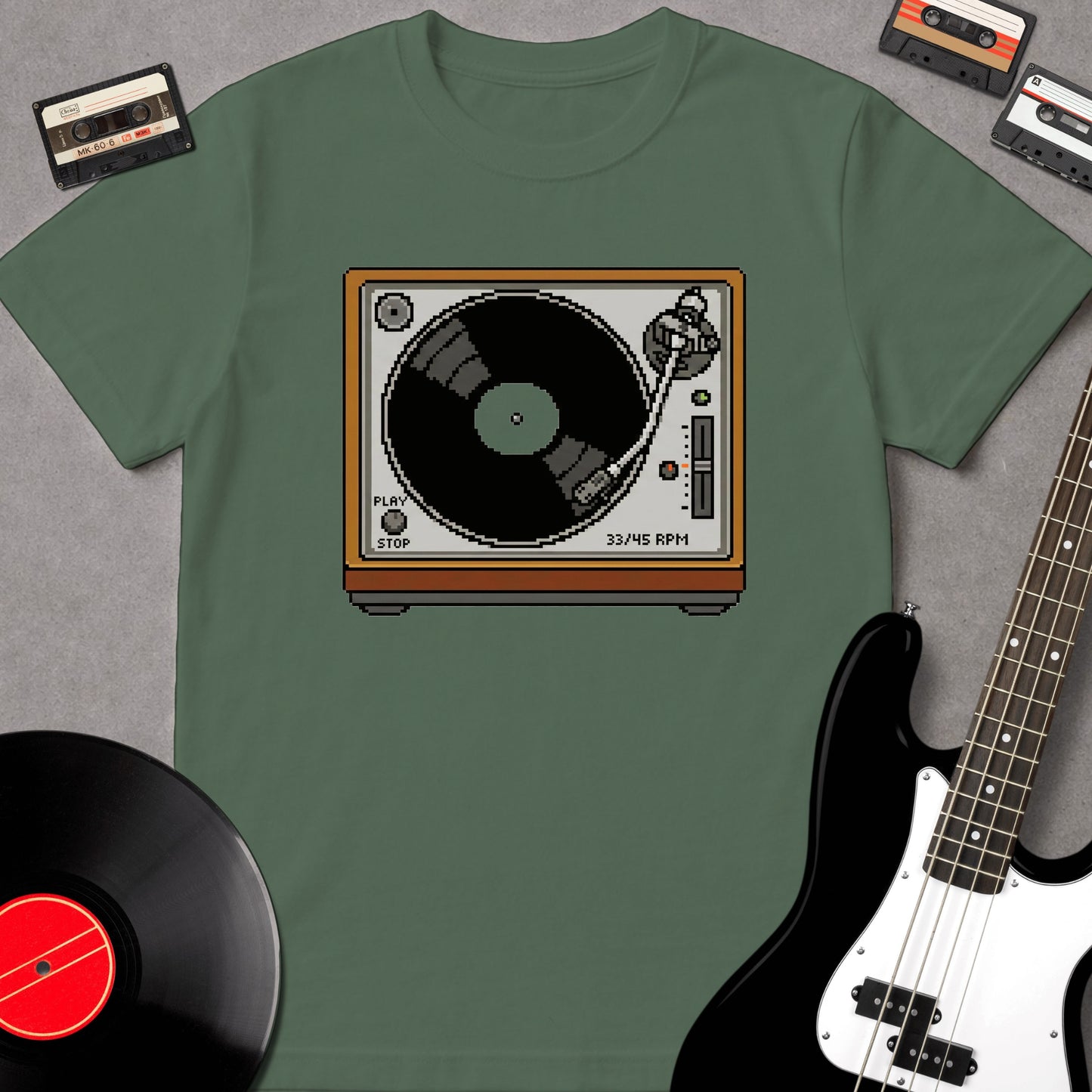 Turntable Retro Pixel