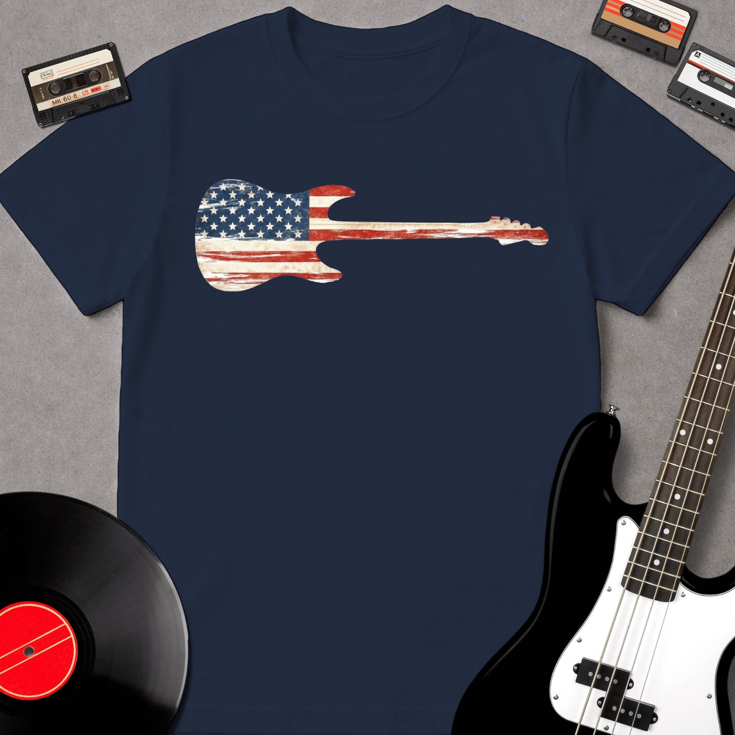American Flag Guitar