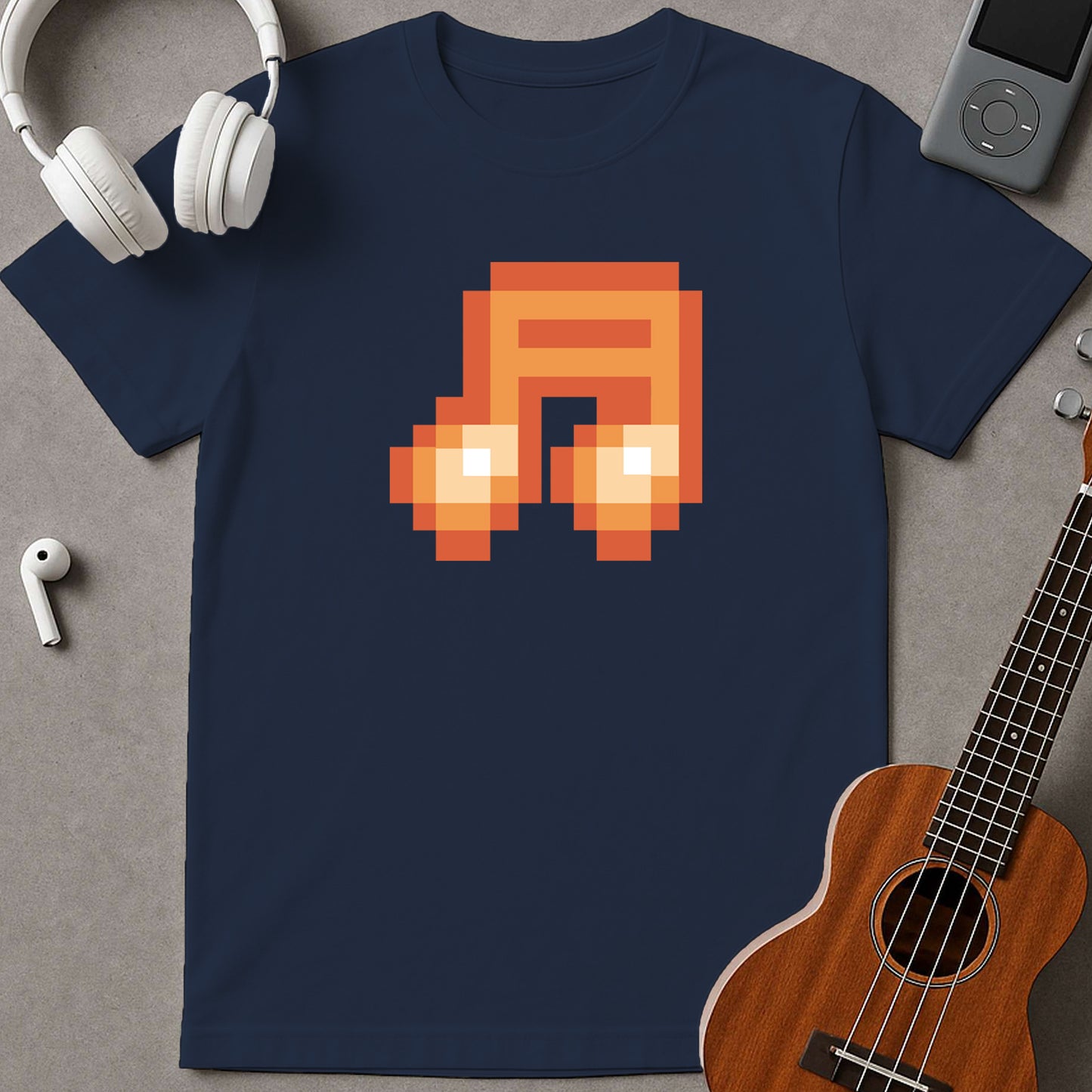 Red Musical Note Pixel