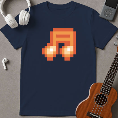 Red Musical Note Pixel