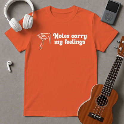 Notes carry my feelings