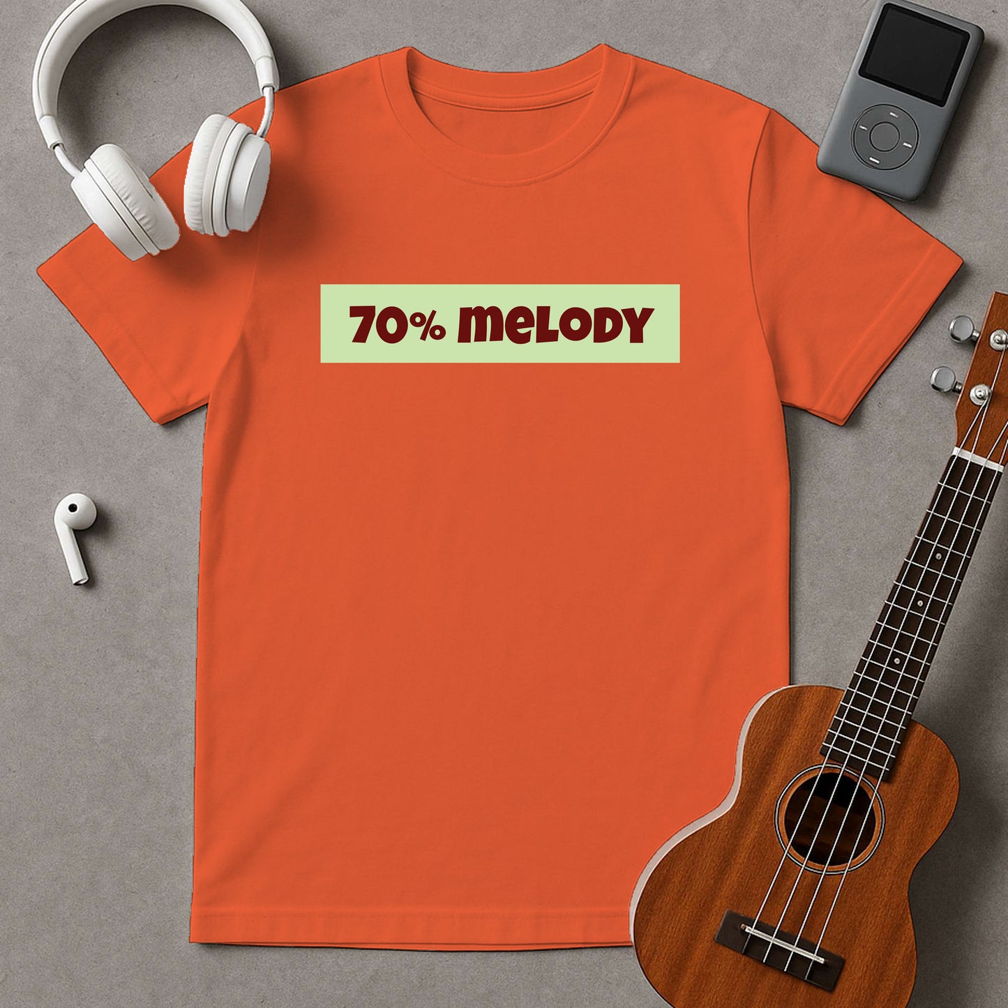 70% Melody