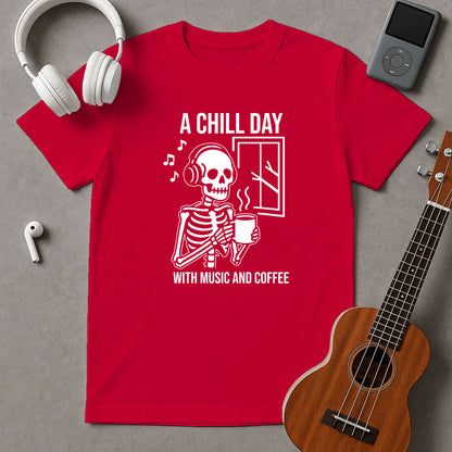A Chill Day With Music And Coffee