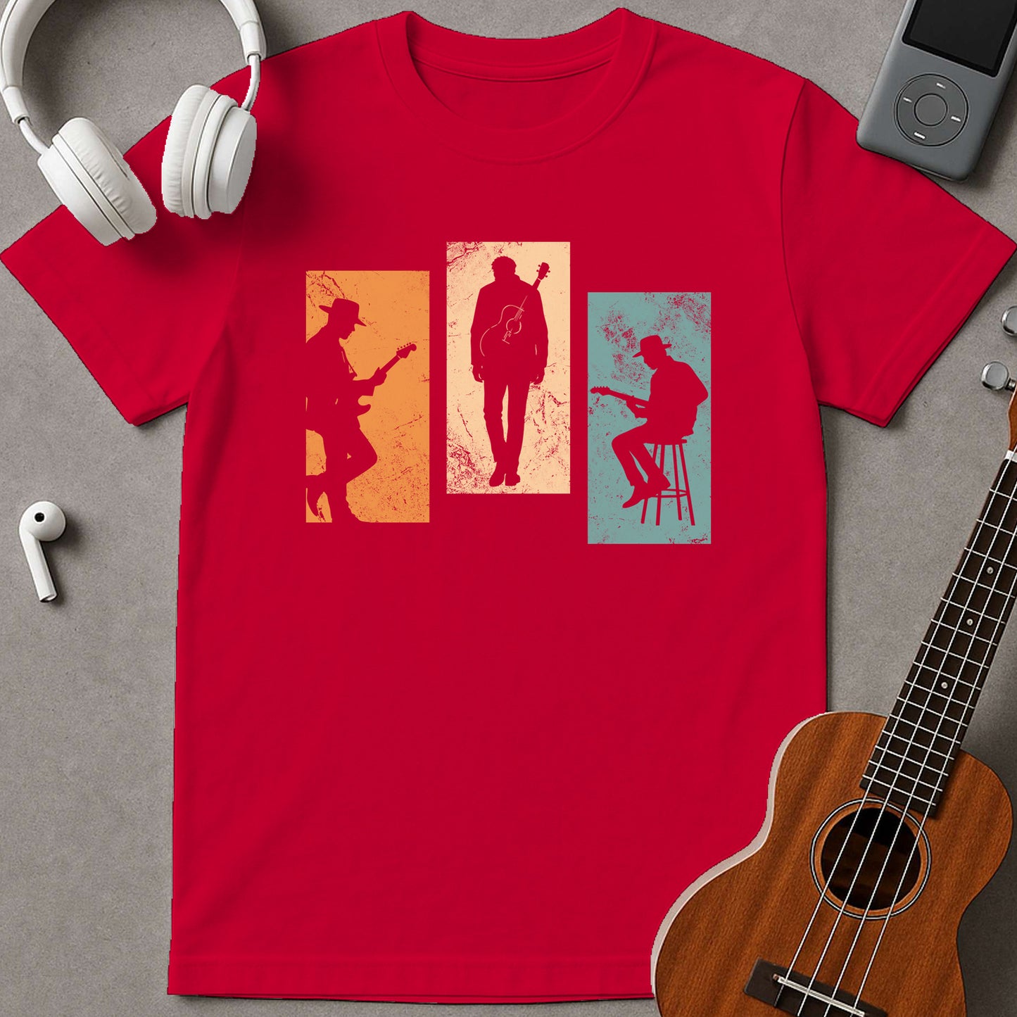 Retro Guitar Silhouettes 1