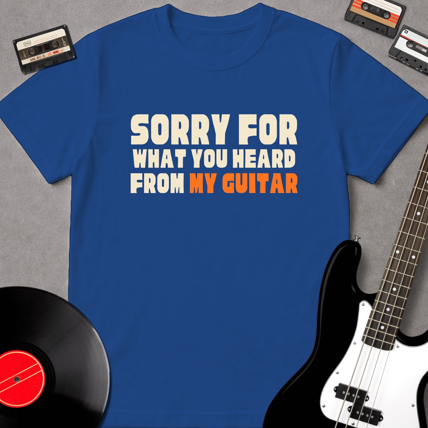 Sorry For What You Heard From My Guitar - Text