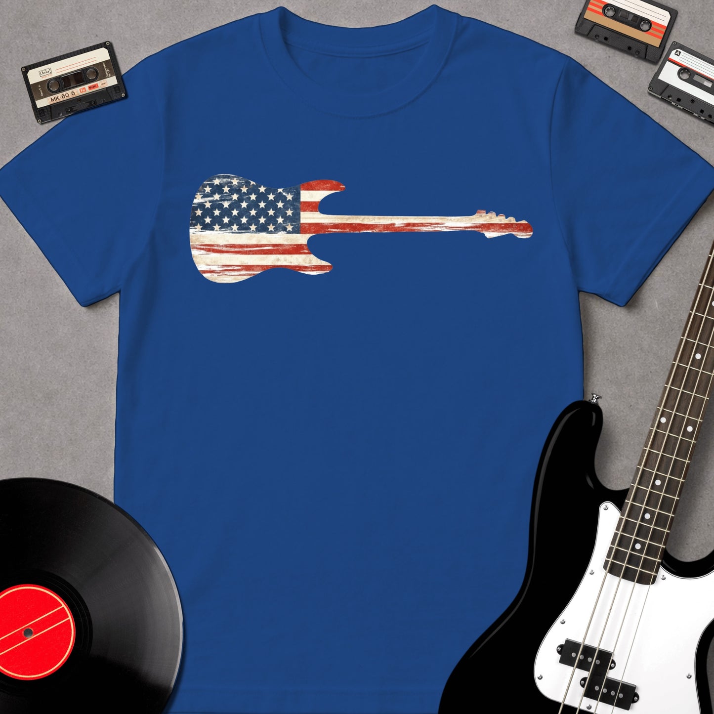 American Flag Guitar