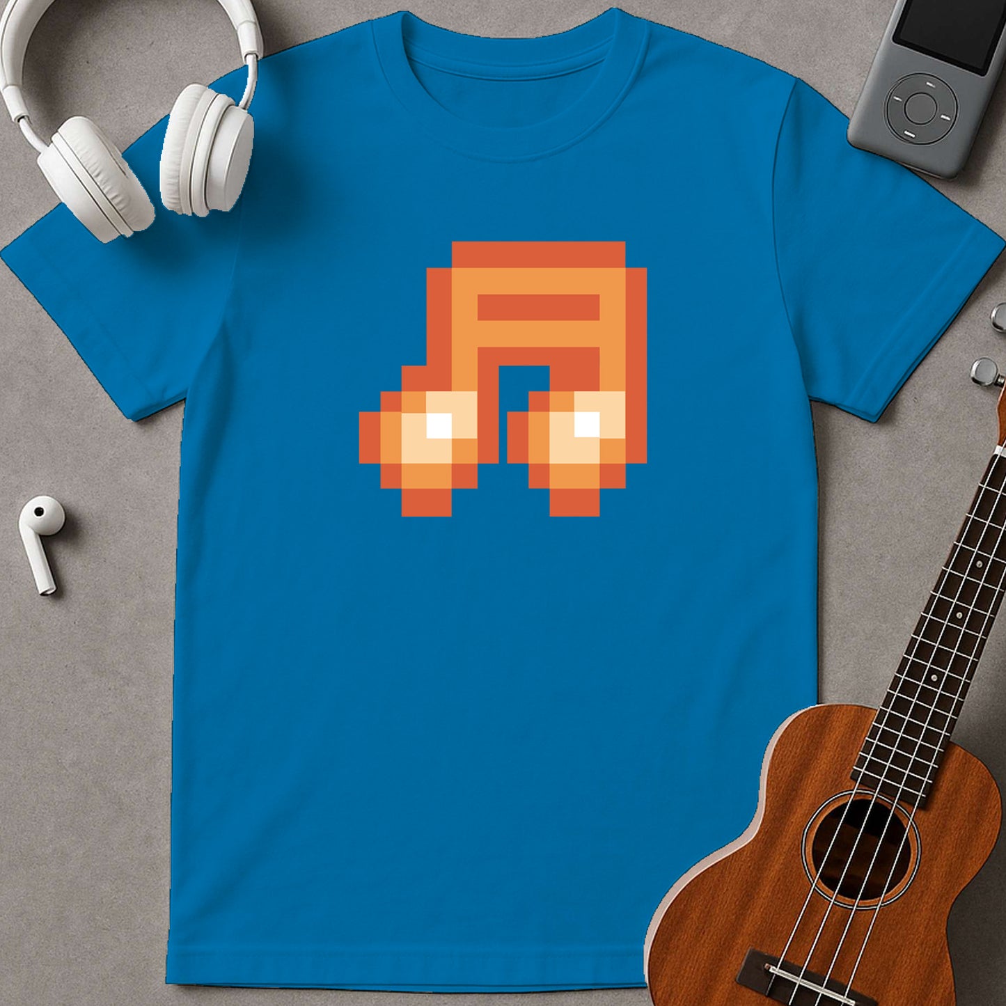 Red Musical Note Pixel
