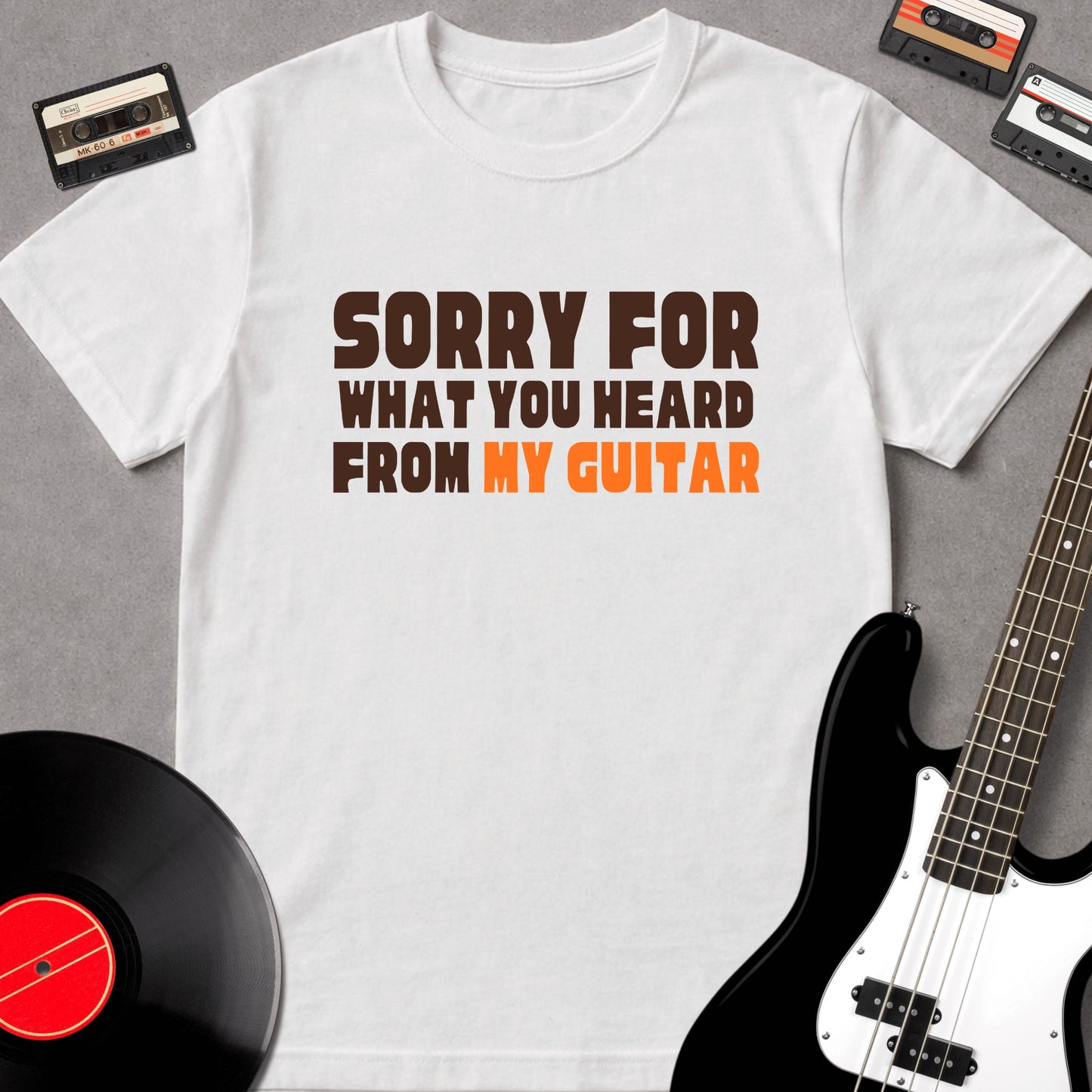 Sorry For What You Heard From My Guitar - Text